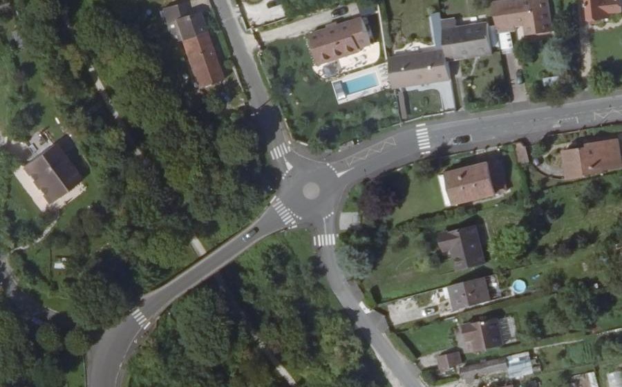 Vue aérienne du Mini-giratoire n°1248129466