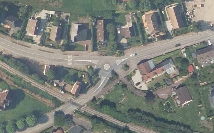 Vue aérienne du Mini-giratoire n°1248135176