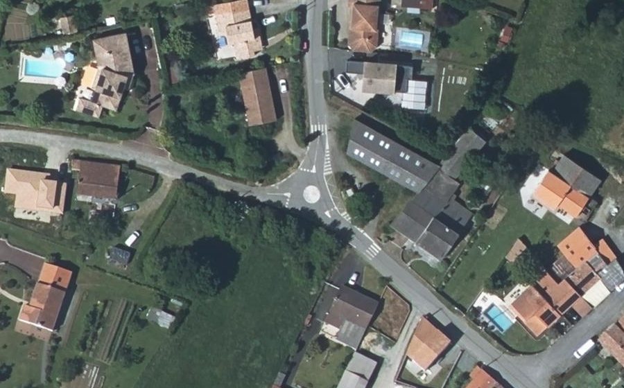 Vue aérienne du Mini-giratoire n°1248759400