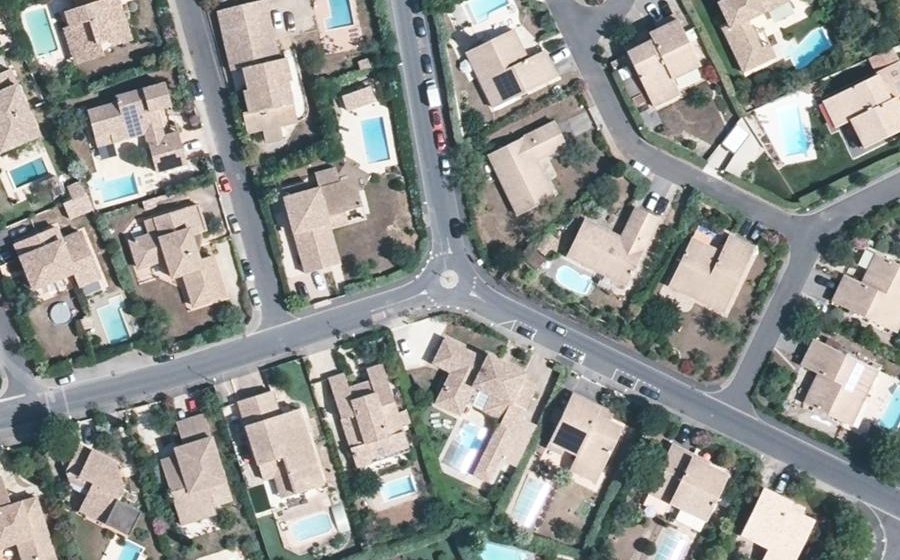 Vue aérienne du Mini-giratoire n°1248989227