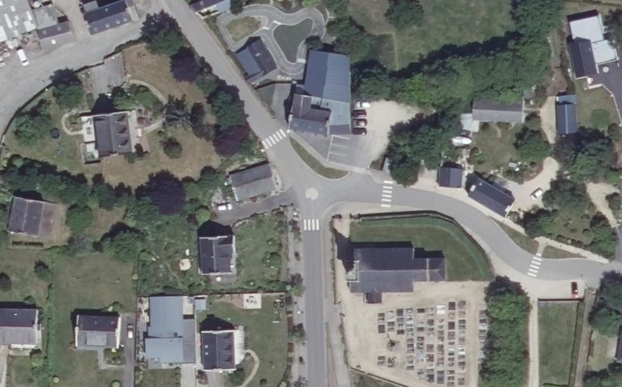 Vue aérienne du Mini-giratoire n°1250426848