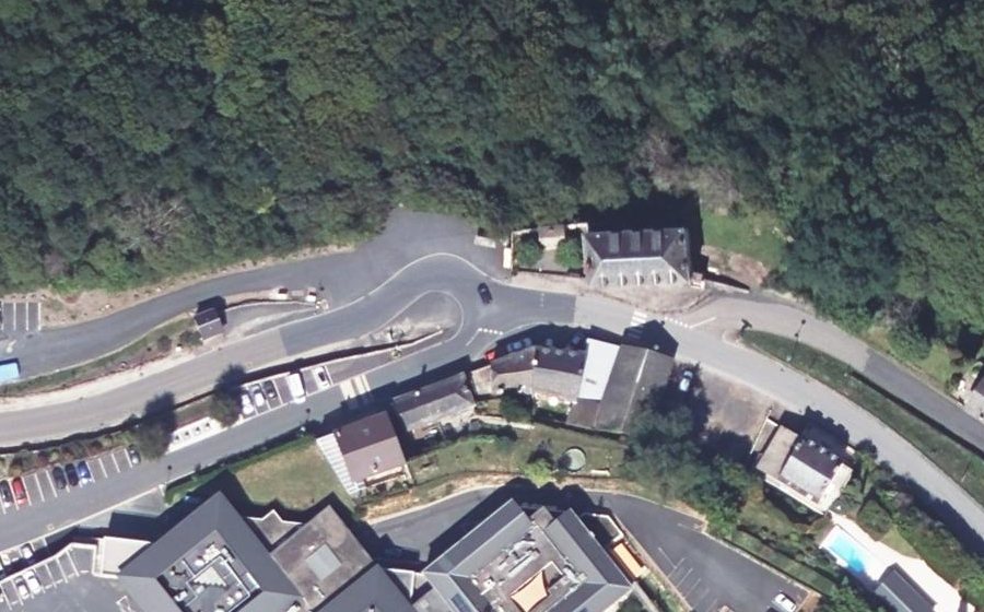Vue aérienne du Mini-giratoire n°1250841224
