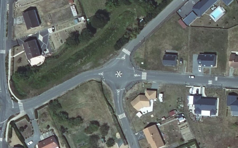 Vue aérienne du Mini-giratoire n°1252234941