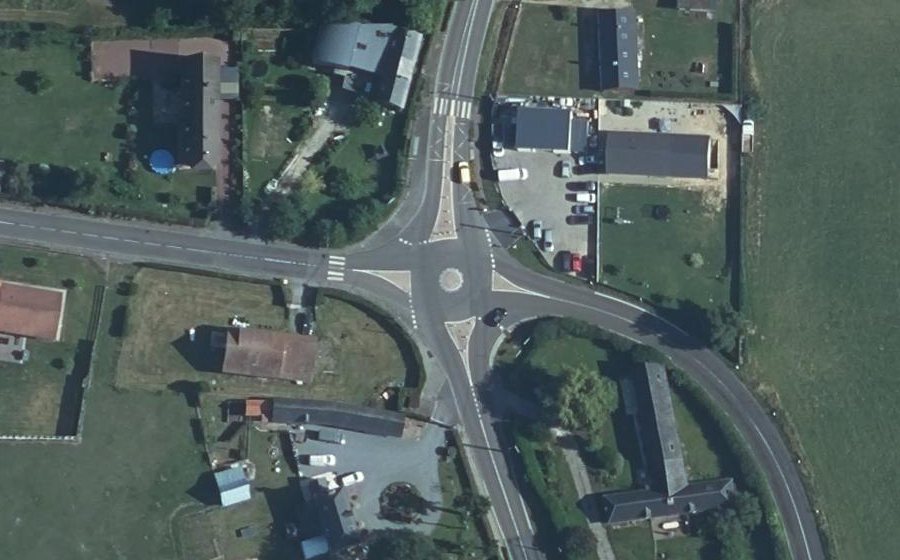 Vue aérienne du Mini-giratoire n°1252744467