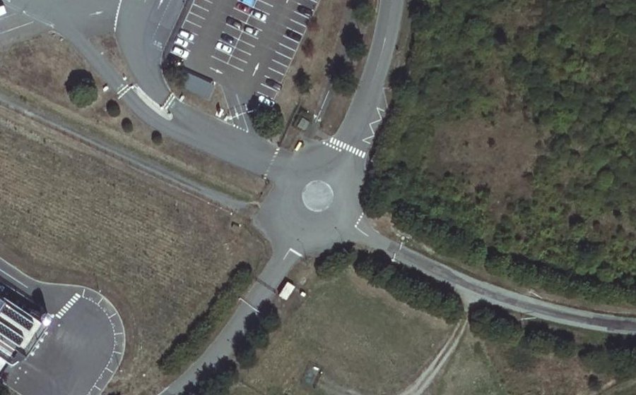 Vue aérienne du Mini-giratoire n°1253168545