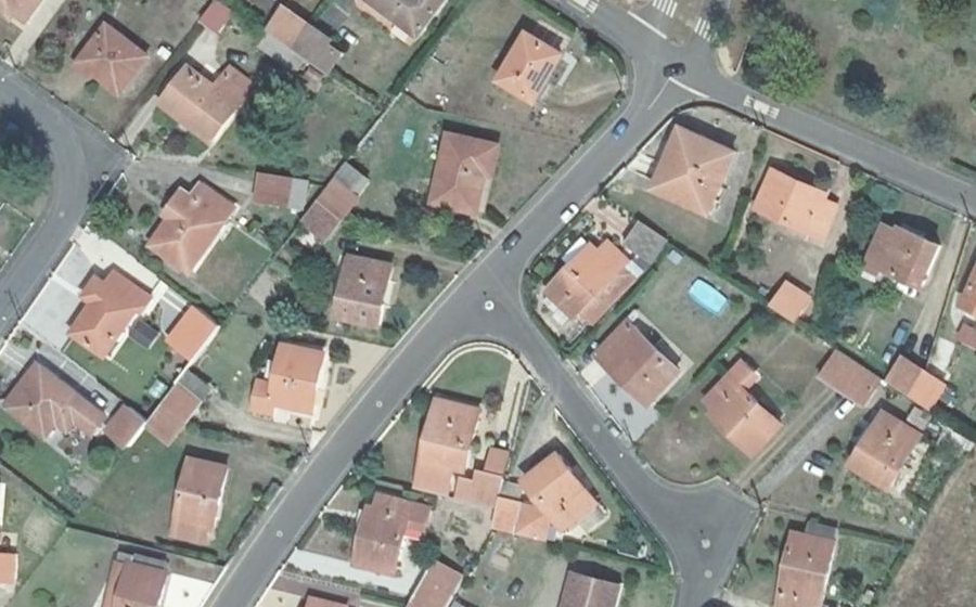 Vue aérienne du Mini-giratoire n°1256998887