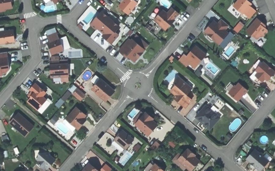 Vue aérienne du Mini-giratoire n°1257108563