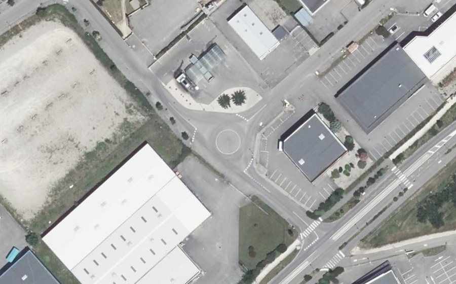 Vue aérienne du Mini-giratoire n°1259615878