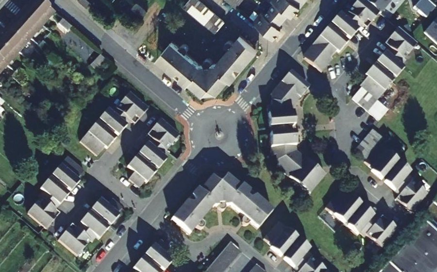 Vue aérienne du Mini-giratoire n°1261022281