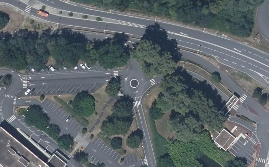 Vue aérienne du Mini-giratoire n°1267984748