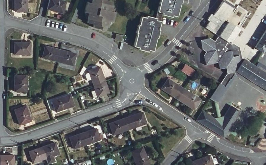 Vue aérienne du Mini-giratoire n°1276025337