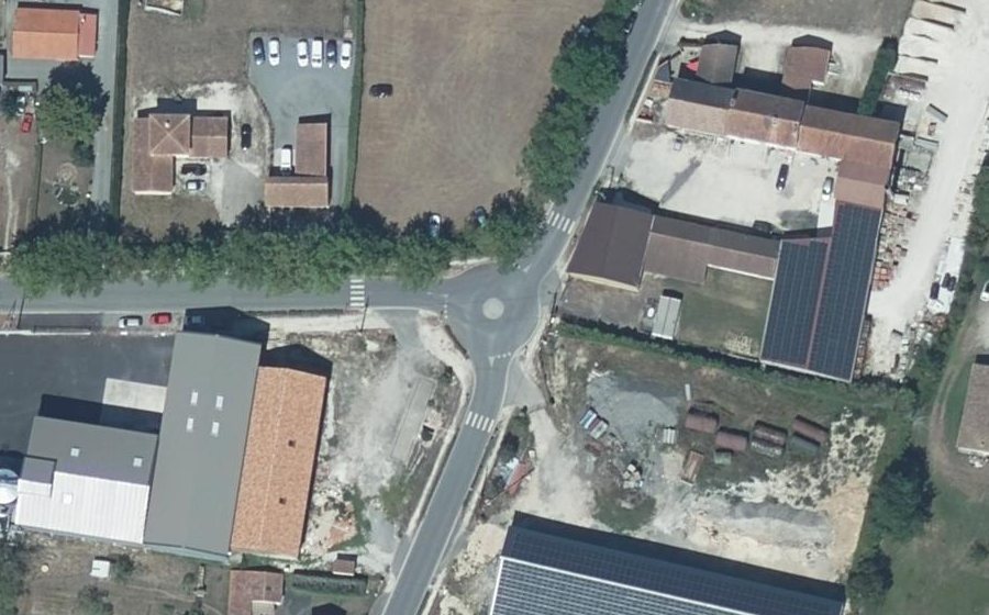 Vue aérienne du Mini-giratoire n°1276513204