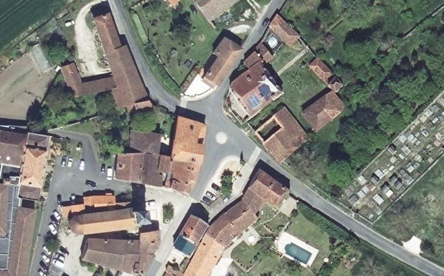 Vue aérienne du Mini-giratoire n°1277551400