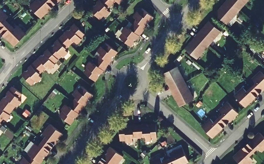 Vue aérienne du Mini-giratoire n°1278116651