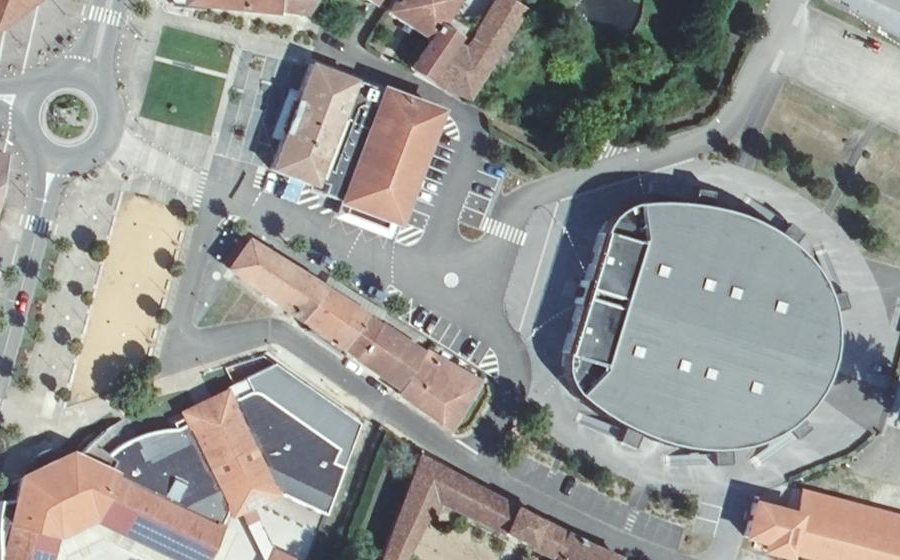 Vue aérienne du Mini-giratoire n°1280007332