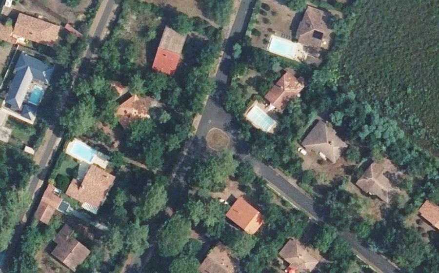 Vue aérienne du Mini-giratoire n°1281302713