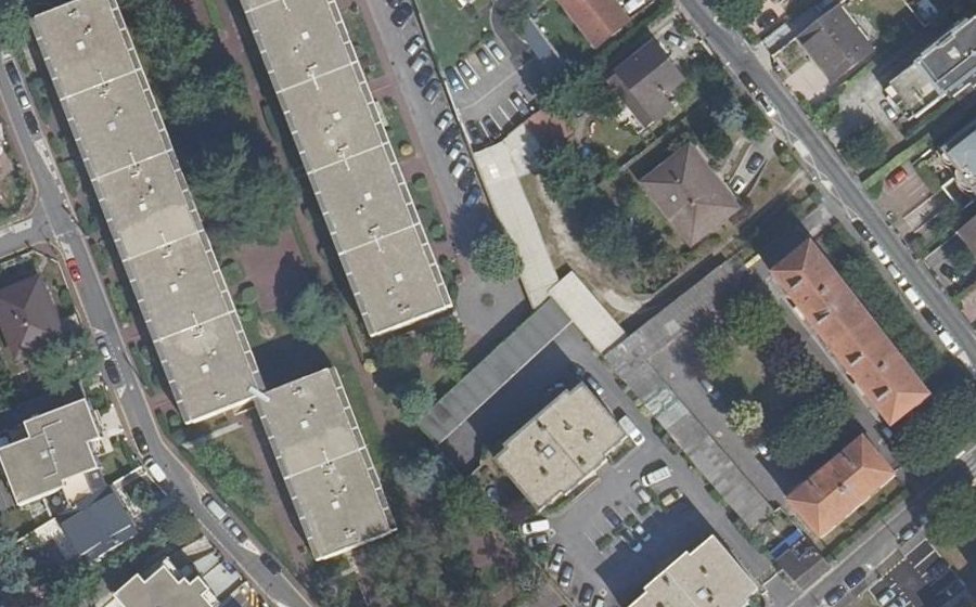 Vue aérienne du Mini-giratoire n°1281764011