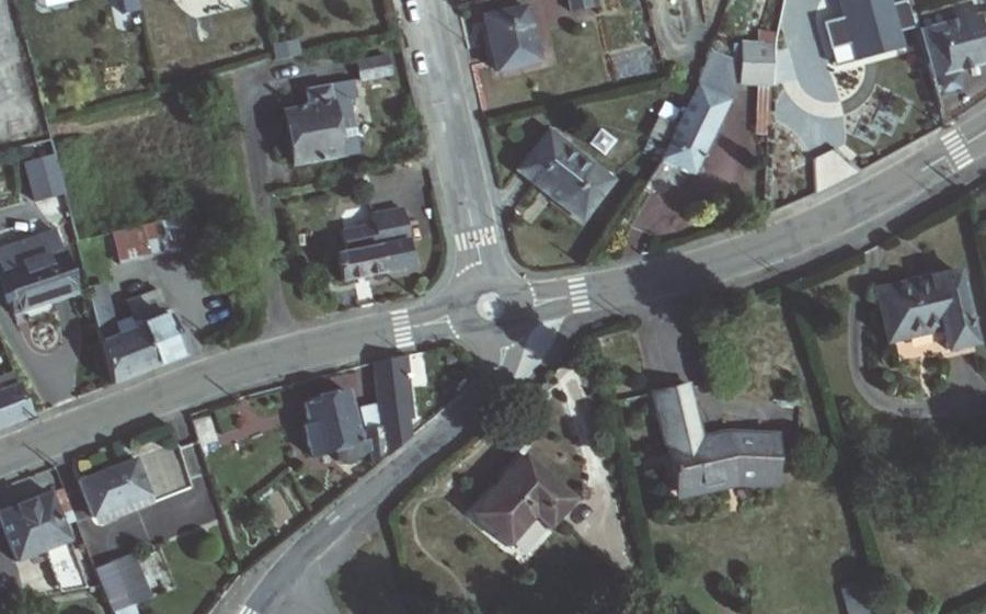 Vue aérienne du Mini-giratoire n°1281847214