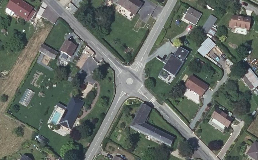 Vue aérienne du Mini-giratoire n°1283201838