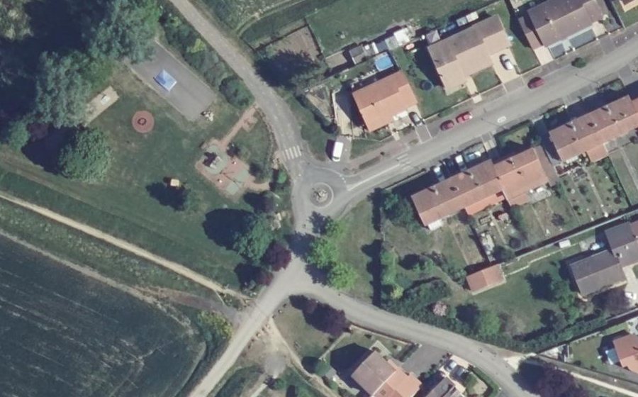 Vue aérienne du Mini-giratoire n°1285988187