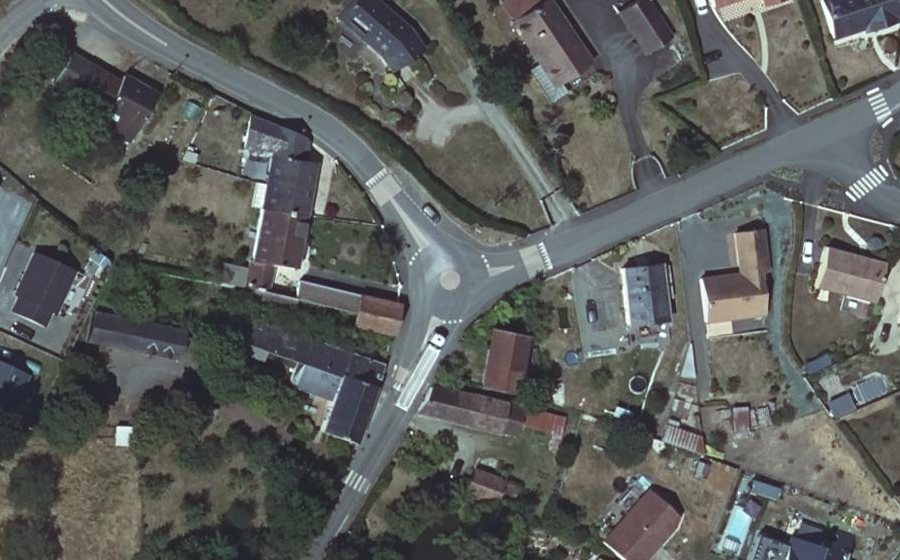 Vue aérienne du Mini-giratoire n°1287814886
