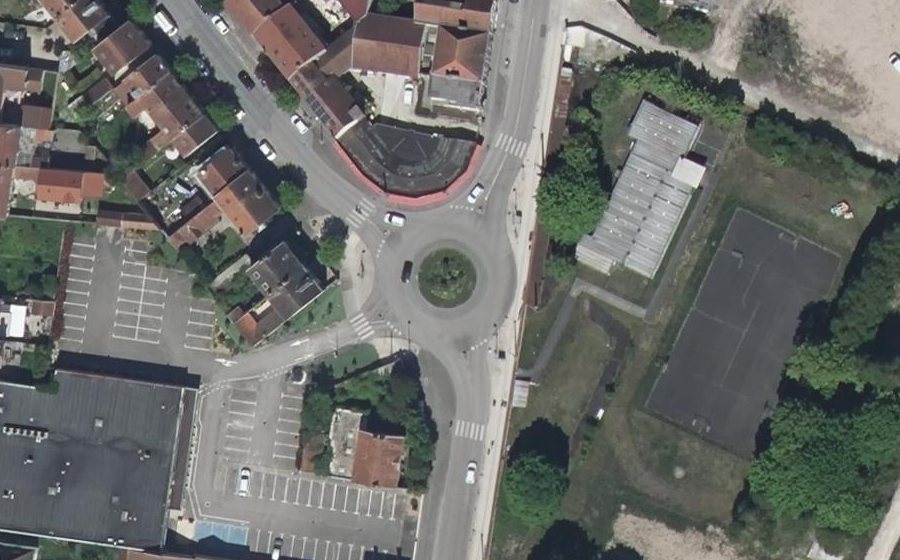 Vue aérienne du Avenue Pierre Brossolette