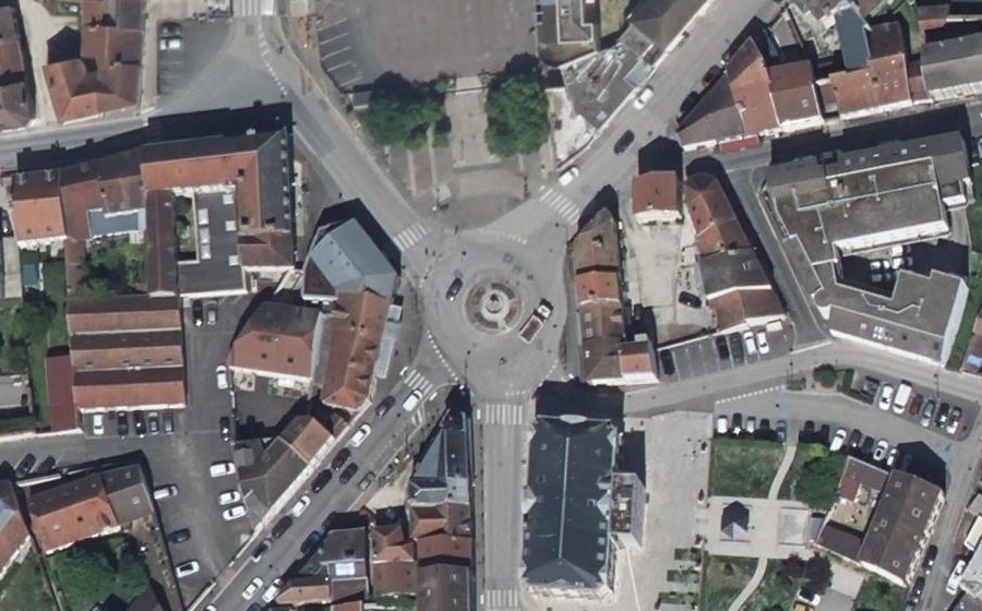Vue aérienne du Rond-Point de Lüdenscheid