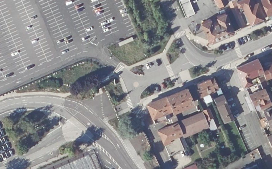 Vue aérienne du Mini-giratoire n°1296563622
