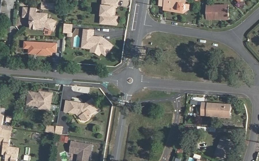 Vue aérienne du Mini-giratoire n°1298273933