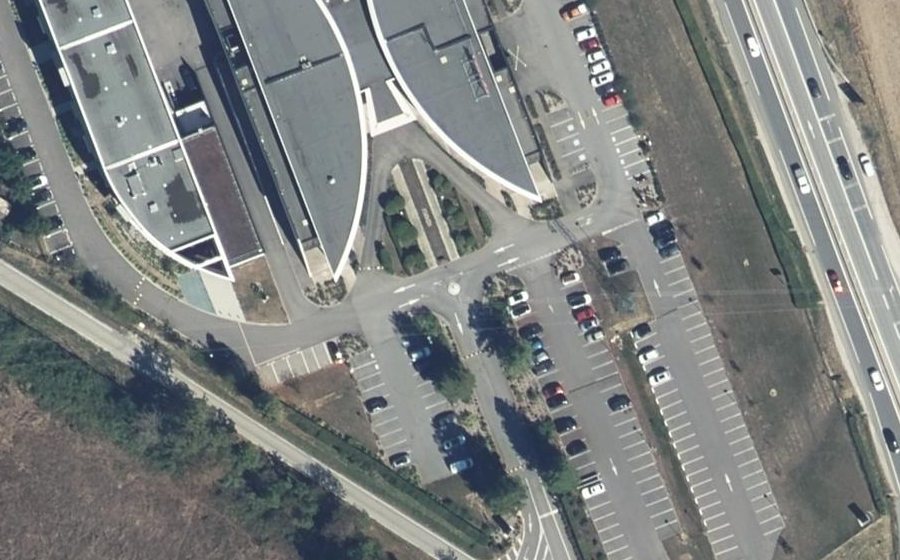 Vue aérienne du Mini-giratoire n°1302467946
