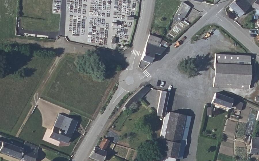 Vue aérienne du Mini-giratoire n°1303544919