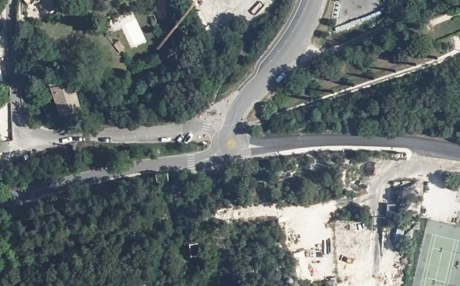 Vue aérienne du Mini-giratoire n°1304257617