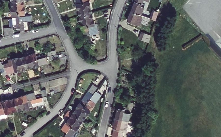 Vue aérienne du Mini-giratoire n°1304669771