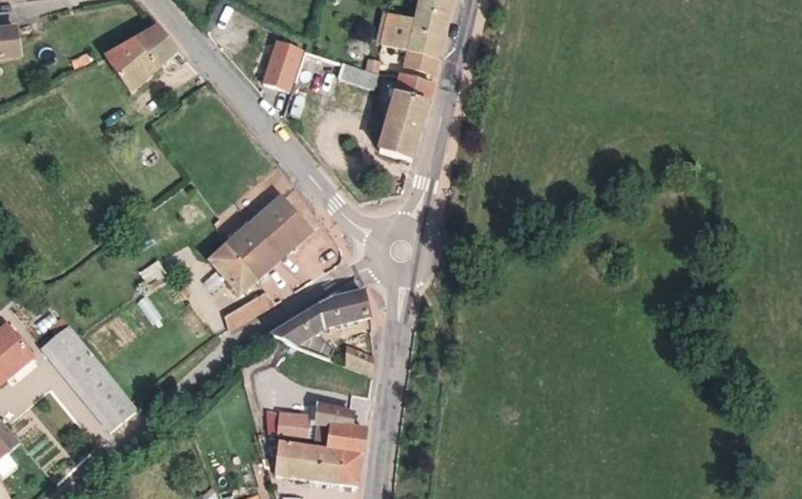 Vue aérienne du Mini-giratoire n°1305218319