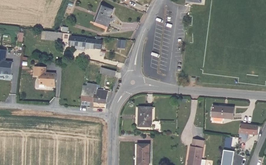 Vue aérienne du Mini-giratoire n°1305345894