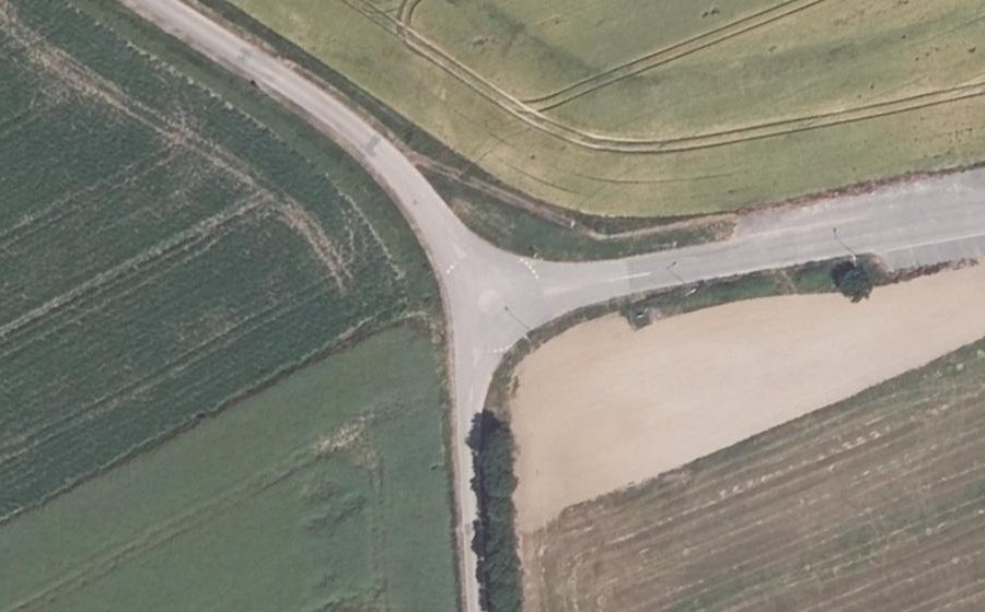 Vue aérienne du Mini-giratoire n°1306529147