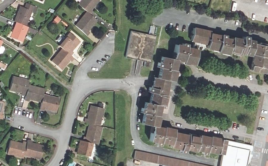 Vue aérienne du Mini-giratoire n°1306967075