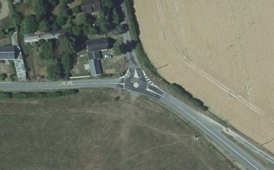 Vue aérienne du Mini-giratoire n°1307002709