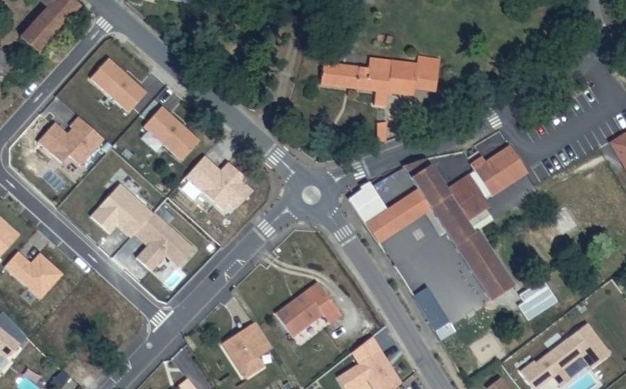 Vue aérienne du Mini-giratoire n°1309179134