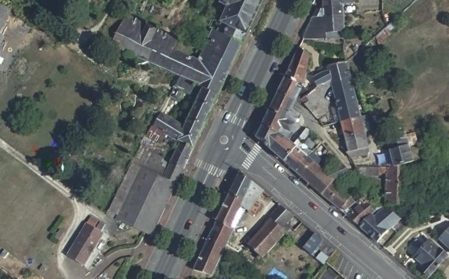 Vue aérienne du Mini-giratoire n°1310327709