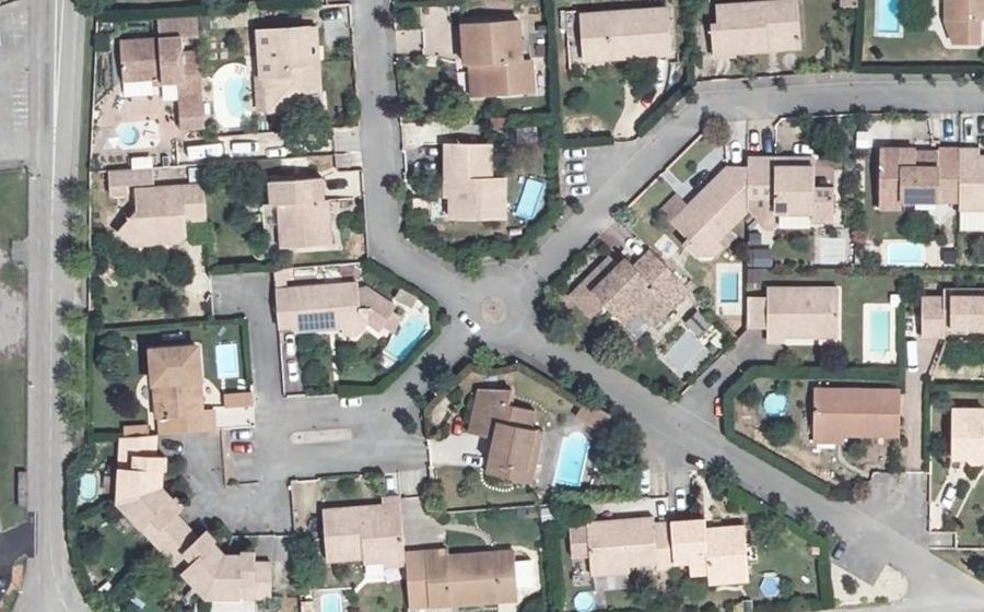 Vue aérienne du Mini-giratoire n°1314356390