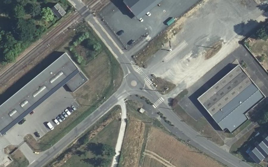 Vue aérienne du Mini-giratoire n°1314630865