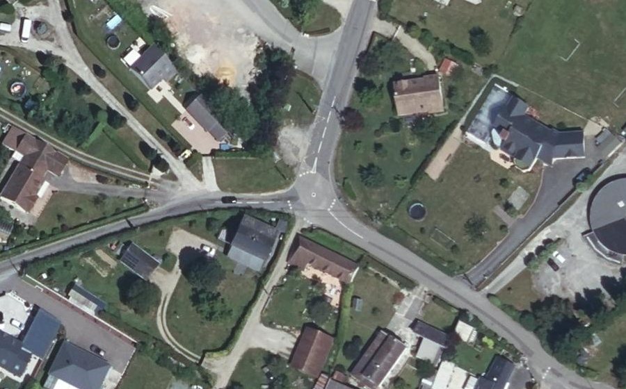 Vue aérienne du Mini-giratoire n°1315241308