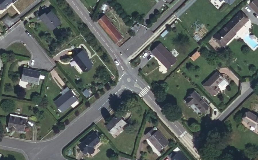 Vue aérienne du Mini-giratoire n°1315241310