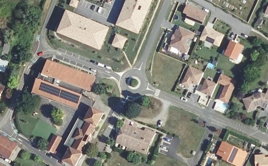 Vue aérienne du Mini-giratoire n°1315578542