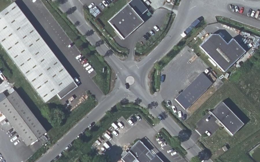 Vue aérienne du Mini-giratoire n°1316649298
