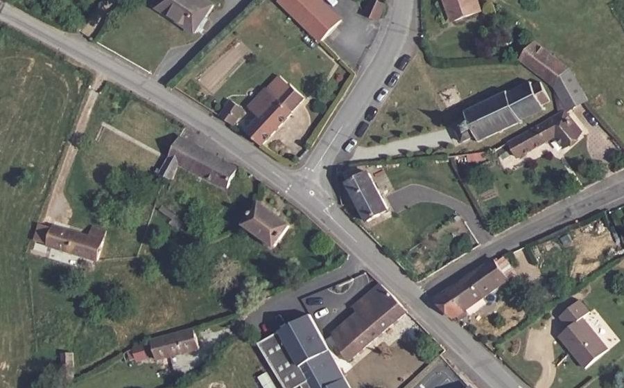 Vue aérienne du Mini-giratoire n°1317121914