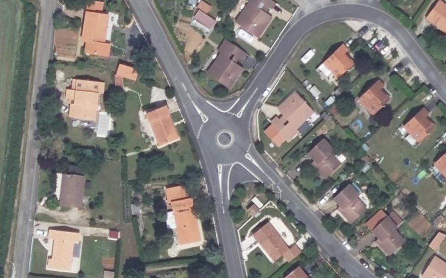 Vue aérienne du Mini-giratoire n°1322554932