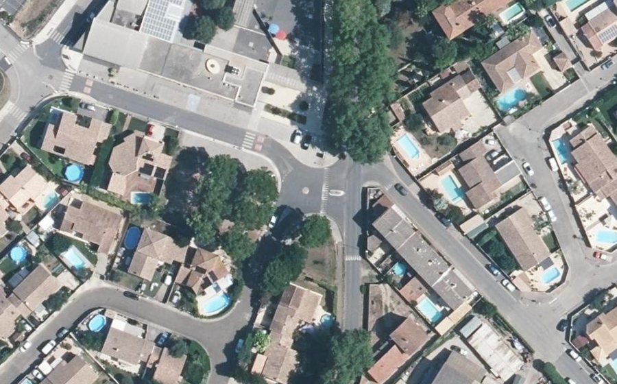 Vue aérienne du Mini-giratoire n°1322633384