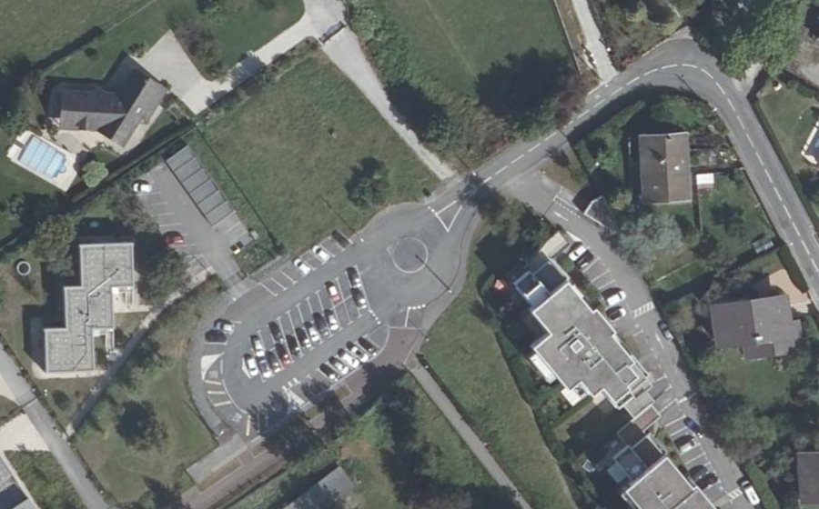 Vue aérienne du Rond-point anonyme n°101322737